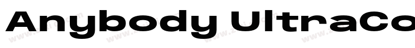 Anybody UltraConden字体转换